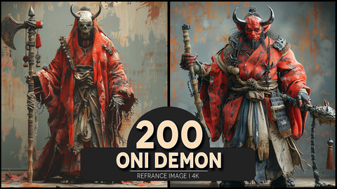 Oni Demon 4K Reference/Concept Images