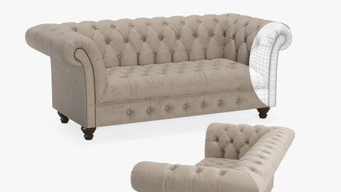 Bespoke Montrose sofa 3D Model