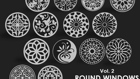 Round Window IMM Brush Pack 14 in One Vol. 2