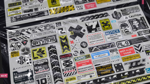 SCI-FI DECALS KITBASH PACK 200+