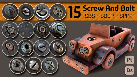 15 Screw and Bolt Smart Materials (SBSAR + SBS + SPPR)