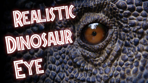 Realistic Dinosaur Eye