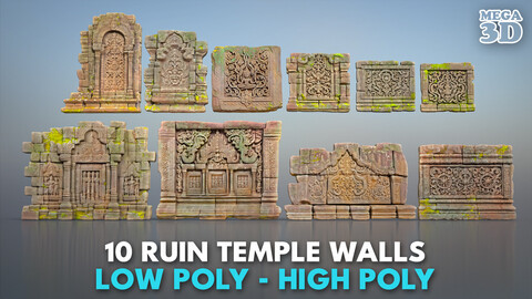 Ruin Temple Walls - 240705