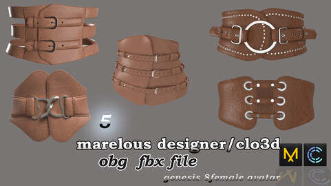 3d corset belt