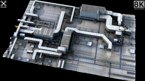 factory roof airvents systems part4 photogrammetry