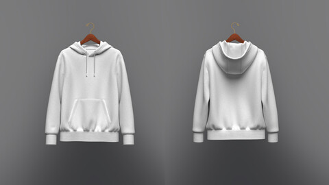 Men Hoodie Hanger 3D Model