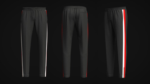 Men's Elasticated Pant 3D Model