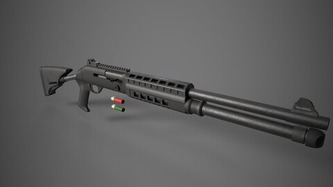 M1014 Shotgun | PBR Game Ready Asset