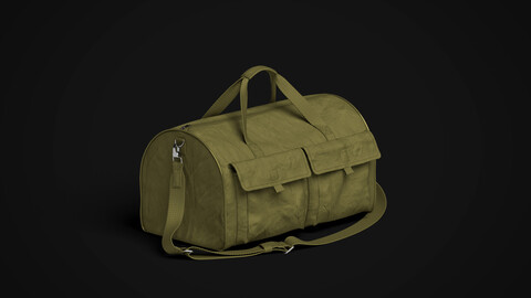 Travel Duffel Bag 3D Model