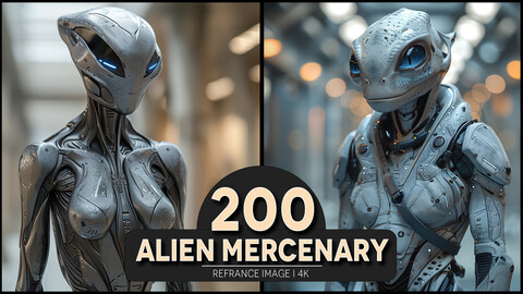 Alien Mercenary 4K Reference/Concept Images