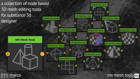 MV Mesh Tools - Substance 3D Designer Plugin