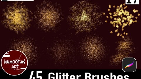 Glitter Brushes For Procreate