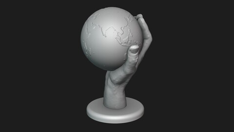 Hand Holding Globe