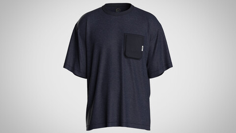 Mens Cargo Pocket detailing T-Shirt pocket