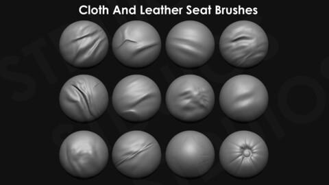 Zbrush 12 Cloth Brushes - Free Pack