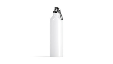 Aluminum Sport Bottle - metal water botle with carabiner