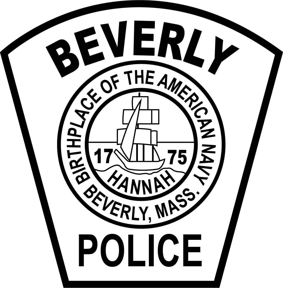 Artstation - Beverly Police Patch Vector File Svg Vector, File For Cnc 