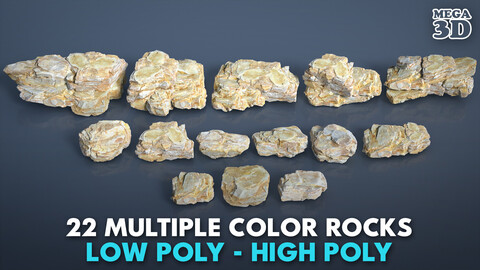 Multiple Color Rock Modulars - 240716