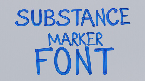 Substance marker font