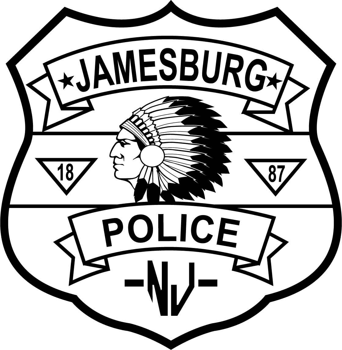 ArtStation - JAMESBURG POLICE NJ PATCH svg vector, file for cnc, laser ...