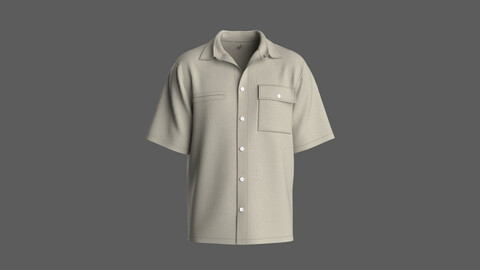 Mens shirt with multi style chest pocket