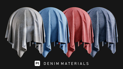 15 Denim Smart Materials (Vol.4) + Video Tutorial