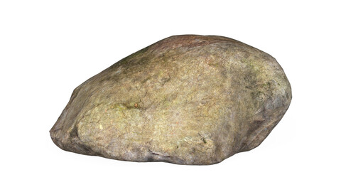 Low Poly Stone Rock 05