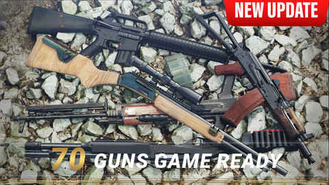 70 Gun Collection - Game Ready