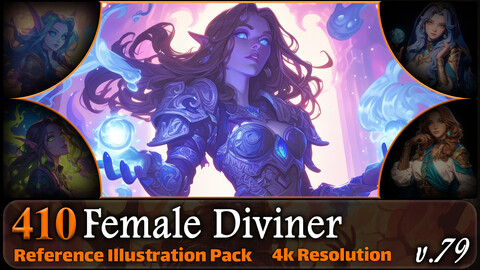 410 Female Diviner Reference Pack | 4K | v.79