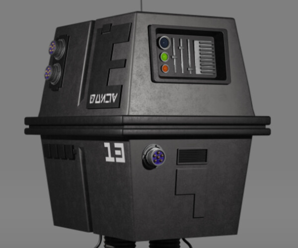 ArtStation - Star Wars Gonk Droid Clean & Dirty Textured | Game Assets