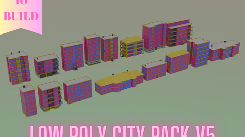 Low Poly City Pack - V5