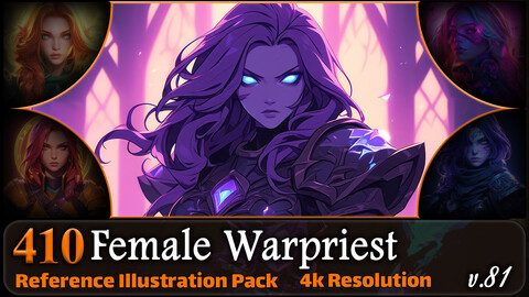 410 Female Warpriest Reference Pack | 4K | v.81