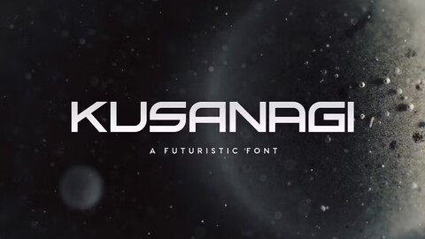 Kusanagi - Futuristic Font