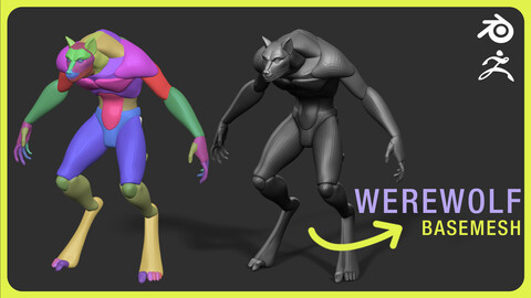 Werewolf Base Mesh