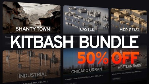 Ultimate Kitbash Bundle | 50% OFF