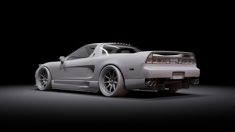 HONDA NSX TYPE R 3D MODEL