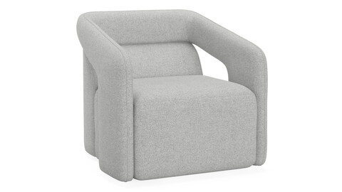 Kendrick Swivel Accent Chair 3D Model