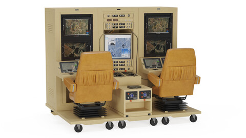 UAV Ground Control Station 3D Model