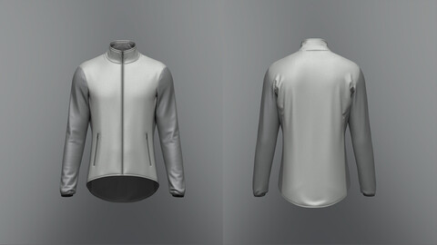 Male Cycling Jacket 3D Model