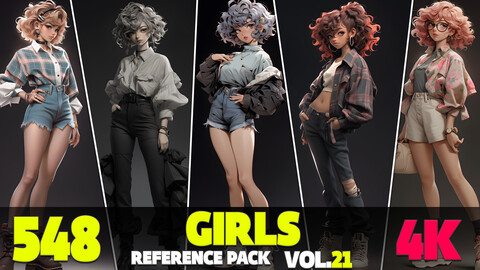 548 4K Girls Reference Pack Vol.21