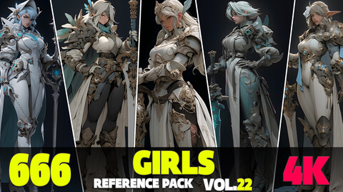 666 4K Girls Reference Pack Vol.22