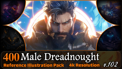 400 Male Dreadnought Reference Pack | 4K | v.102