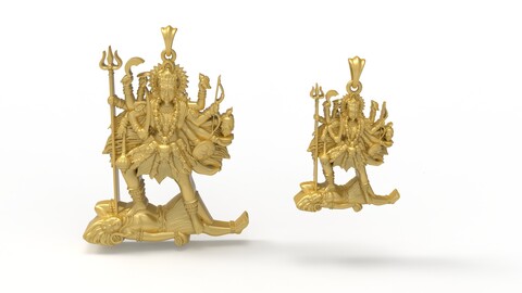 Kali Mata Pendant 3Dprint file