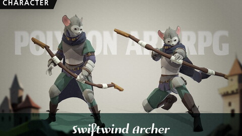 [Polygon Art RPG] Swiftwind Archer