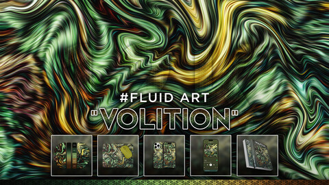 FLUID ART: "Volition" | Abstract Background