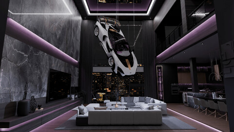 Luxury Modern Penthouse Interior 3