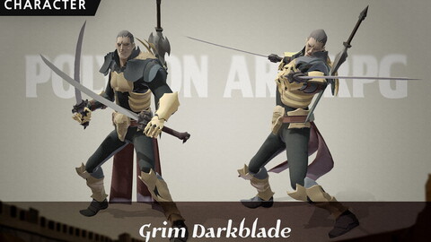 [Polygon Art RPG] Grim Darkblade