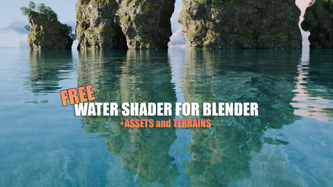 Water Shader For Blender 4.1-4.2