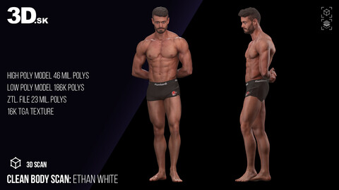 Clean 3D Body Scan | Ethan White Underwar