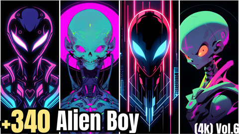 +340 Alien boy Concept (4k)